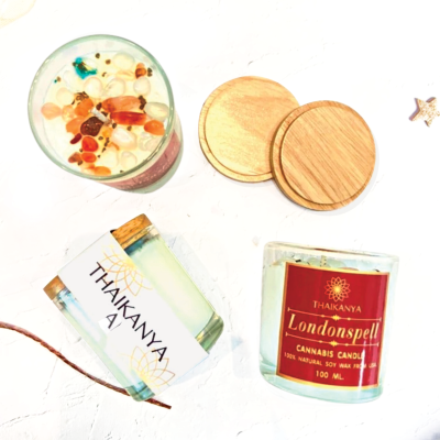 CBD CANDLE & GEMSTONE: LONDONSPELL
