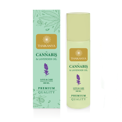 CANNABIS CBD OIL & LAVENDER MASSAGE OIL  SKINCARE PREMIUM QUALITY 100% NATURAL