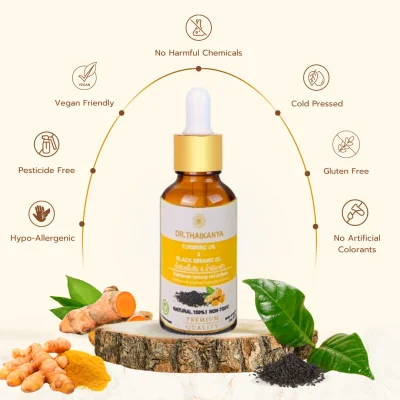 TURMERIC OIL & BLACK SESAME OIL
