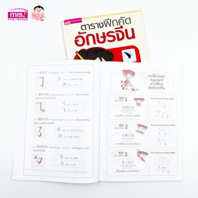 ตารางฝึกคัดอักษรจีน