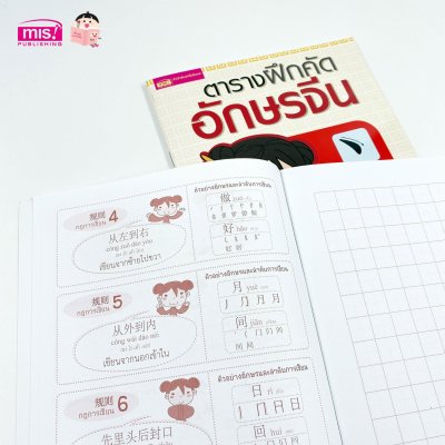 ตารางฝึกคัดอักษรจีน