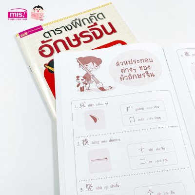 ตารางฝึกคัดอักษรจีน