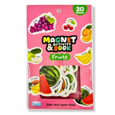 Magnet & Activity Book : Fruits