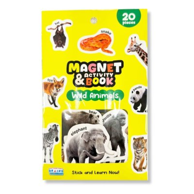 Magnet & Activity Book : Wild Animals