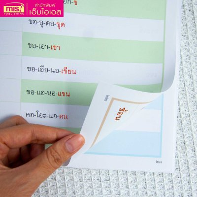 หนังสือคำพื้นฐานภาษาไทย อนุบาล