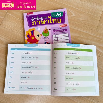 หนังสือคำพื้นฐานภาษาไทย อนุบาล-ป.3 สอนอ่านสะกดคำ รวมคำภาษาไทยที่เด็กควรอ่านออกเขียนได้อย่างคล่องแคล่วและแตกฉาน