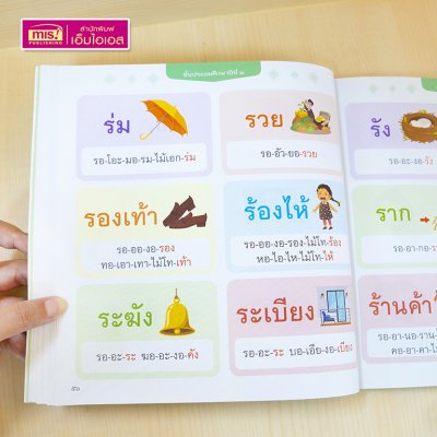 หนังสือคำพื้นฐานภาษาไทย ป.๒ รวมคำภาษาไทยที่เด็ก ป.๒ ควรอ่านออกเขียนได้ สอนวิธีอ่านสะกดคำทุกคำ