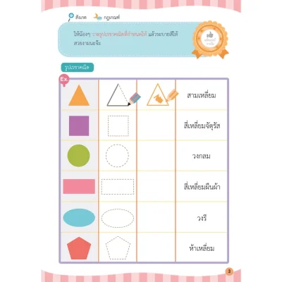 สมองซีกขวาฉับไว ไหวพริบดี : รูปร่างรูปทรง (แถมฟรี! สติกเกอร์)