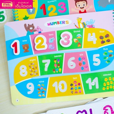 หนังสือ Pull & Stick Shadow Matching ตีนตุ๊กแก ภาพเงา มีให้เลือก 2 ชุด