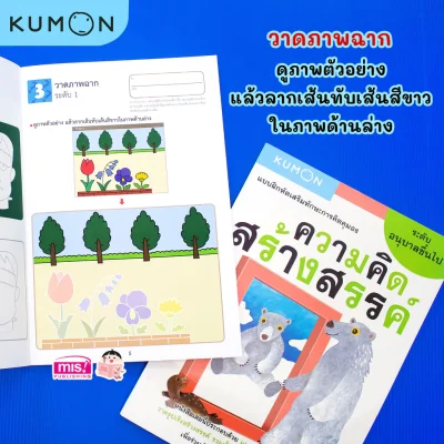 แบบฝึกหัดเสริมทักษะการคิด : ความคิดสร้างสรรค์ ระดับอนุบาลขึ้นไป (Kumon)