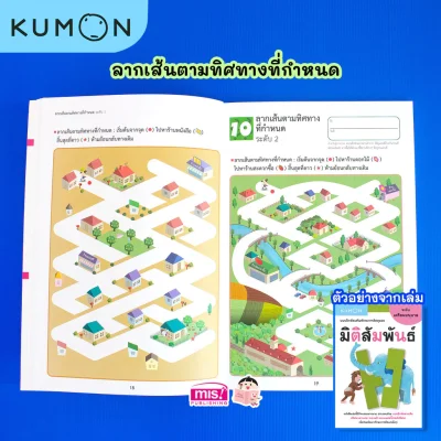 แบบฝึกหัดเสริมทักษะการคิด : มิติสัมพันธ์ ระดับเตรียมอนุบาล (Kumon)