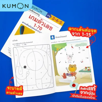 หนังสือของหนู เกมตัวเลข 1-70 (KUMON)