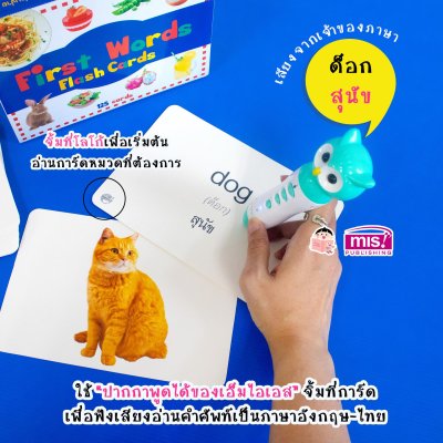 First Words Flash Cards การ์ดคำศัพท์ 5 หมวด (ใช้ร่วมกับ TalkingPen ได้)