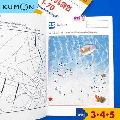 หนังสือของหนู เกมตัวเลข 1-70 (KUMON)