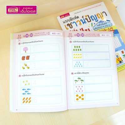 หนังสือแบบฝึกหัดเชาวน์ปัญญา สไตล์ญี่ปุ่น ระดับ Basic (เตรียมอนุบาล-อนุบาล 1) เตรียมพร้อมเข้า ป.1