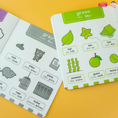 ศัพท์อังกฤษเล่มแรกของหนูน้อย : color