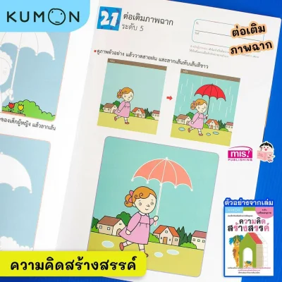 แบบฝึกหัดเสริมทักษะการคิด : ความคิดสร้างสรรค์ ระดับเตรียมอนุบาล (Kumon)