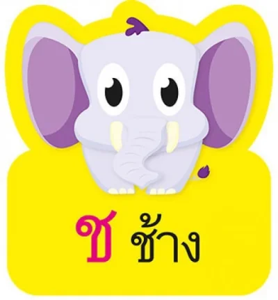 การ์ดหนูน้อยเก่งภาษาไทย ชุด พยัญชนะไทย ก-ฮ