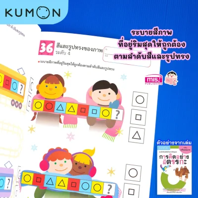 แบบฝึกหัดเสริมทักษะการคิด : การคิดอย่างมีตรรกะ ระดับเตรียมอนุบาล (Kumon)