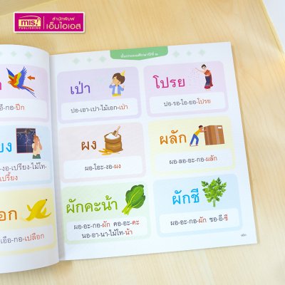 หนังสือคำพื้นฐานภาษาไทย ป.๒ รวมคำภาษาไทยที่เด็ก ป.๒ ควรอ่านออกเขียนได้ สอนวิธีอ่านสะกดคำทุกคำ