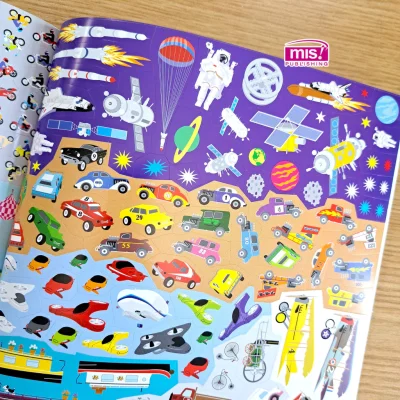 ยานพาหนะ (แถมฟรี! สติกเกอร์ 555 ชิ้น)