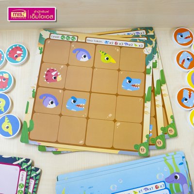 เกมซูโดกุไดโนเสาร์ Dinosaur Sudoku เกมฝึกสมองสำหรับเด็ก