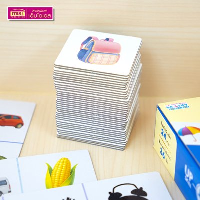 โปสเตอร์พร้อม Picture and Shadow Matching เกมจับคู่ภาพ เรียนรู้คำศัพท์ เสริมพัฒนาการเด็ก