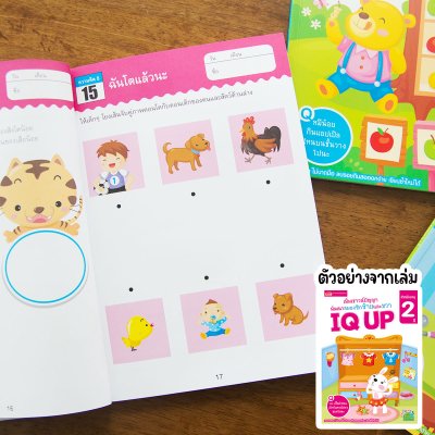 หนังสือ IQ UP เพิ่มเชาวน์ปัญญา พัฒนาสมองซีกซ้ายและขวา