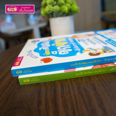หนังสือแบบฝึกหัดพัฒนาสมองซีกซ้ายและซีกขวา (ซื้อแยกเล่มได้) รวมกว่า 120 แบบฝึกหัด สำหรับเด็กอายุ 2-6 ปี