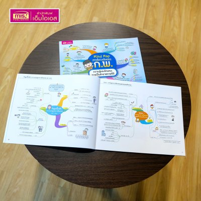 หนังสือ Mind Map สรุปเนื้อหาเตรียมสอบ ก.พ. ความรู้และลักษณะการเป็นข้าราชการที่ดี พร้อมแนวข้อสอบ