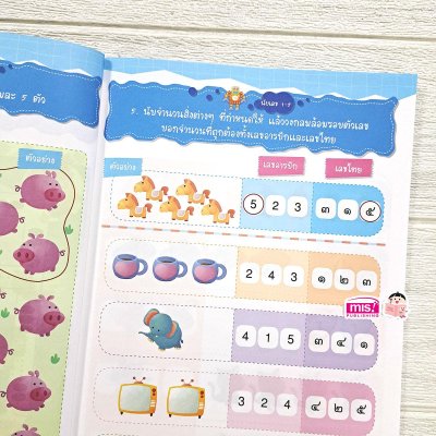 หนูน้อยเก่งคณิต 1-10 ระดับอนุบาล