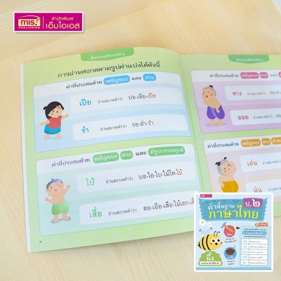 หนังสือคำพื้นฐานภาษาไทย อนุบาล-ป.3 สอนอ่านสะกดคำ รวมคำภาษาไทยที่เด็กควรอ่านออกเขียนได้อย่างคล่องแคล่วและแตกฉาน