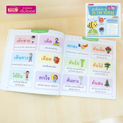 หนังสือคำพื้นฐานภาษาไทย อนุบาล-ป.3 สอนอ่านสะกดคำ รวมคำภาษาไทยที่เด็กควรอ่านออกเขียนได้อย่างคล่องแคล่วและแตกฉาน