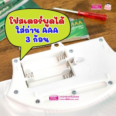 หนังสือฝึกอ่าน ฝึกคัด พร้อมโปสเตอร์พูดได้ กดแล้วมีเสียง