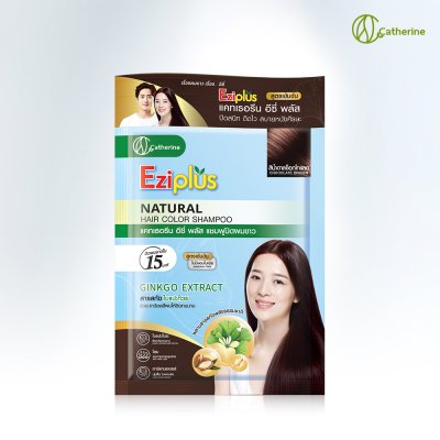 แคทเธอรีน อีซี่ พลัส เนเชอรัล แฮร์ คัลเลอร์ แชมพู สีช็อกโกแลต 30 มล.
