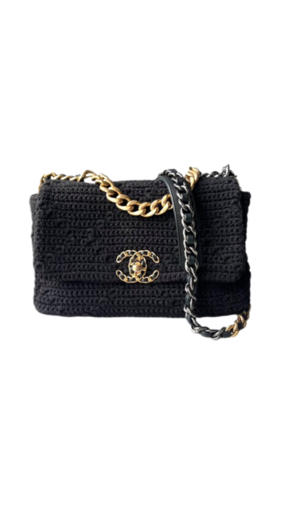 Chanel Cotton Crochet 19 Bag