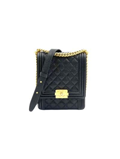 Boy north south bag caviar ghw