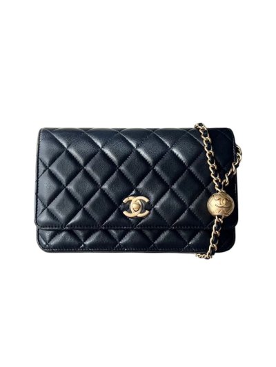 Pearl Crush Wallet On Chain WOC Black