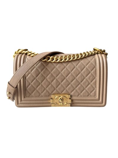 Like New Chanel Boy 10” Being Caviar Holo27