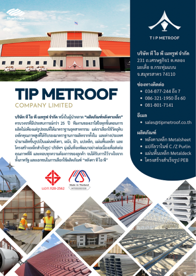 บริษัท ที ไอ พี เมทรูฟ จำกัด