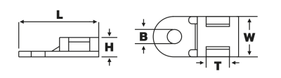 Saddle Type Tie Mount