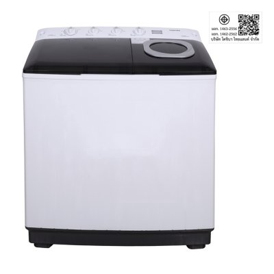 โตชิบา 12 กก. เครื่องซักผ้า 2 ถัง รุ่น VH-Q130MT