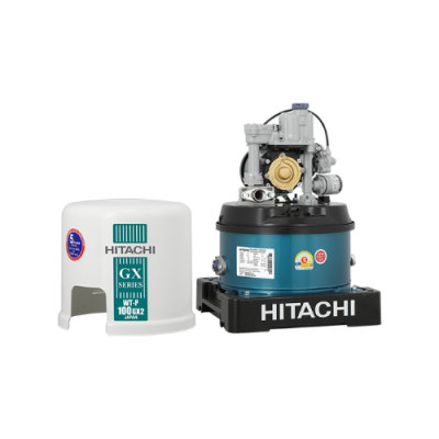 HITACHI เครื่องปั๊มน้ำ รุ่น WT-P100GX2 100 วัตต์ สีขาว