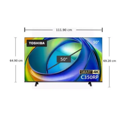 TOSHIBA Smart TV รุ่น 50C350RP ขนาด 50 นิ้ว 4K Ultra HD