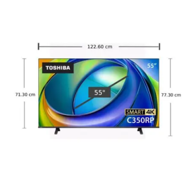 TOSHIBA Smart TV รุ่น 55C350RP ขนาด 55 นิ้ว 4K Ultra HD