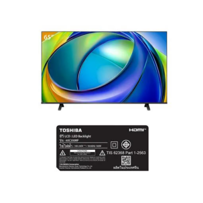 TOSHIBA Smart TV รุ่น 65C350RP ขนาด 65 นิ้ว 4K Ultra HD
