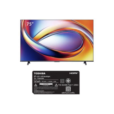 TOSHIBA QLED Smart TV รุ่น 75M450RP ขนาด 75 นิ้ว