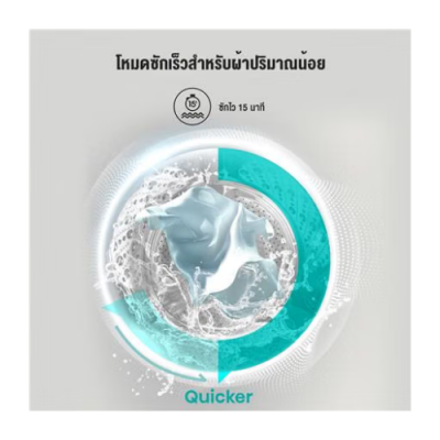 HISENSE เครื่องซักผ้าฝาหน้า รุ่น WF105N1 ความจุ 10.5 กก.