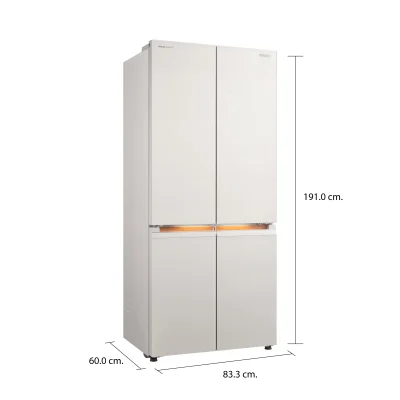 TOSHIBA GR-RF681WI-PGTH(D4)ตู้เย็น 4 ประตู 18.4 คิว