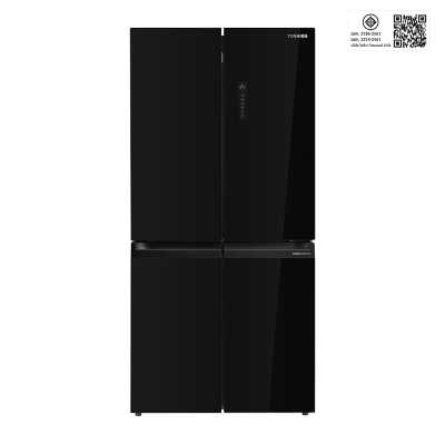 โตชิบา 16.7 คิว ตู้เย็นหลายประตู รุ่น GR-RF611WI-PGTH(22) (สีกระจกดำ)